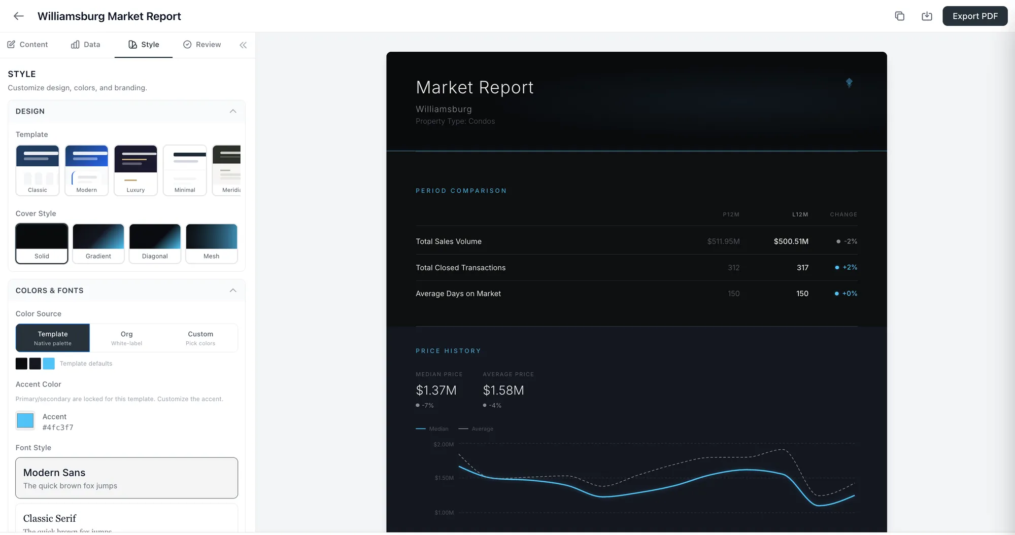 Tortus client-ready report
